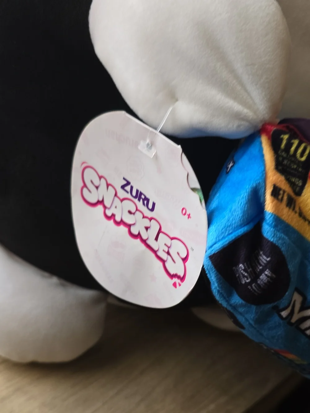 Plush Black and White Cow Stuffed Toy - Kids Accessories